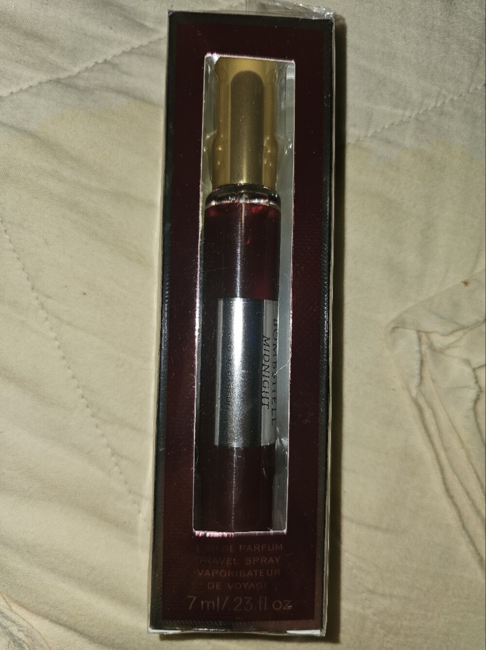Victoria's Secret Gold and Deep Red Travel Spray Perfume
